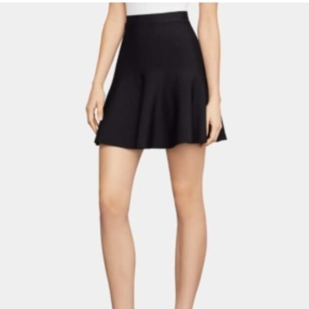 BCBGMAXAZRIA Women's Ingrid Skirt, Black, Medium